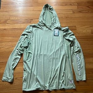 NWT Men’s Costas performance sage green hoodie.